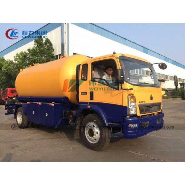 Тележка HOWO 10cbm LPG Bobtail с измерителем прокачки тома refilling топливозаправщик газа