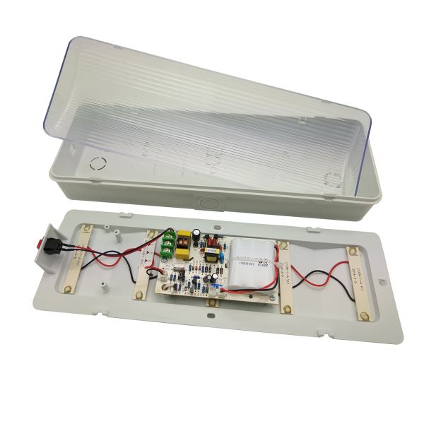 LED Rechargeable Emergency Light with Fire-Retardant ABS Casing and 15pcs SMD LED for 3 Hours Duration