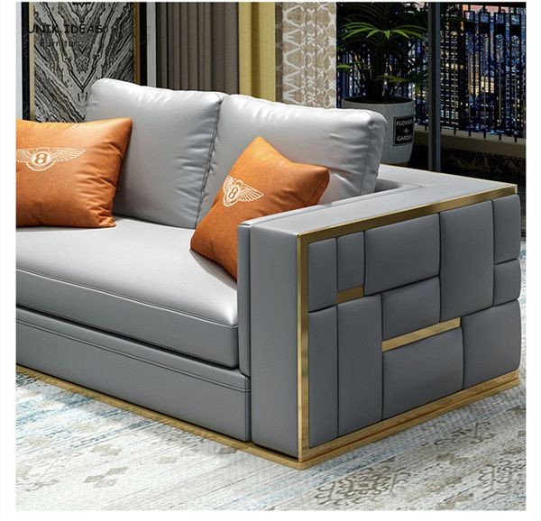 Модульное кресло на софа Seater небольших космосов 6 неподдельная кожаная секционная 3 части