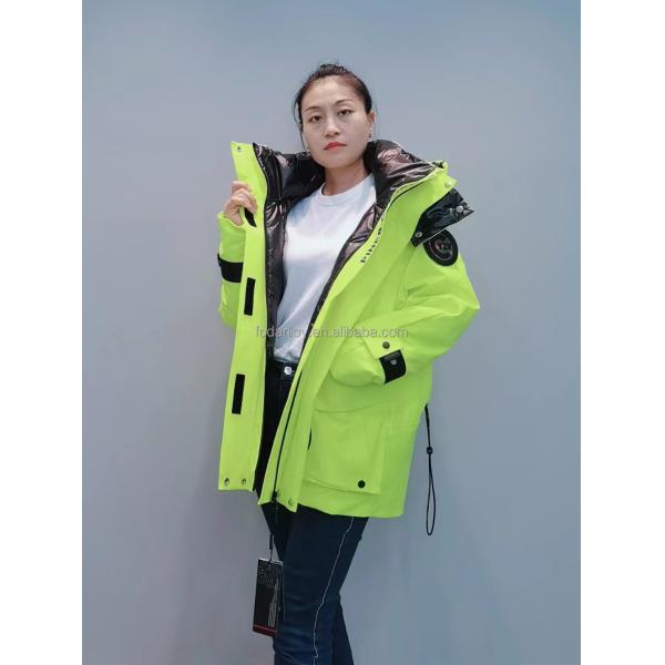 FODARLLOY F22566 Ladies Warm Hooded Cotton-padded Clothes Women Slim Long Winter Jackets Women Coats