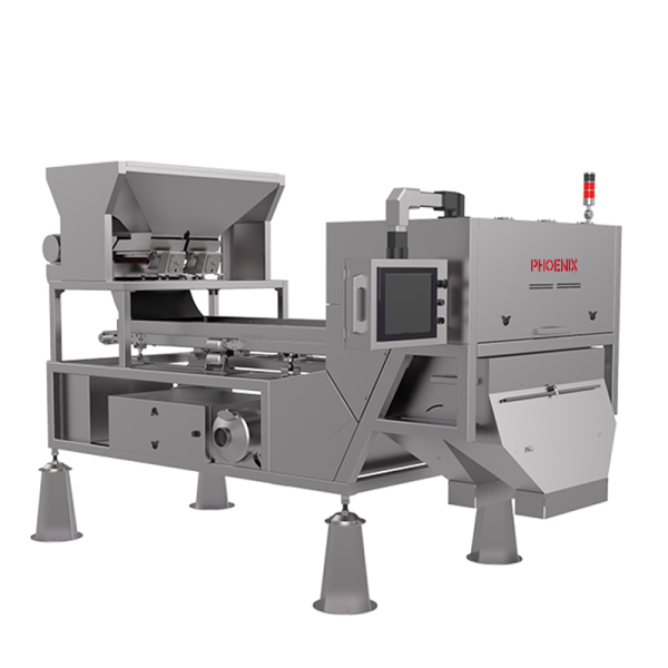 H Series Intelligent Optical Sorter A Cost-effective Pre-sorting Solution Dedicated To Hazelnut Processing, Primarily Designed To Identify Various Visible Defects Of Hazelnut Kernels And Shells.