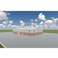 Industrial Style Light Steel Prefabricated Workshop Construction Warehouse Steel Prefab Building