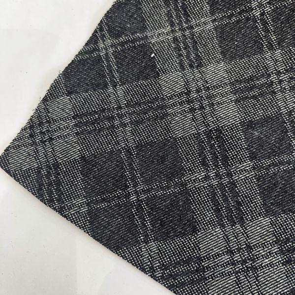 ODM Eco Friendly Cotton Jacquard Denim Shirting Fabric For Jackets Skirt