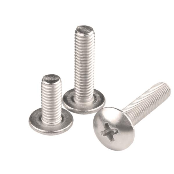 TM nickel-plated large flat head screws, cross machine screws, mushroom head screws, and half round head bolts M3/M4/M5