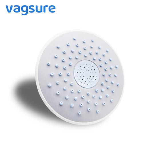 Light ABS Ceiling Mounted Shower Head , High Pressure Round Shower Head 19CM Diameter