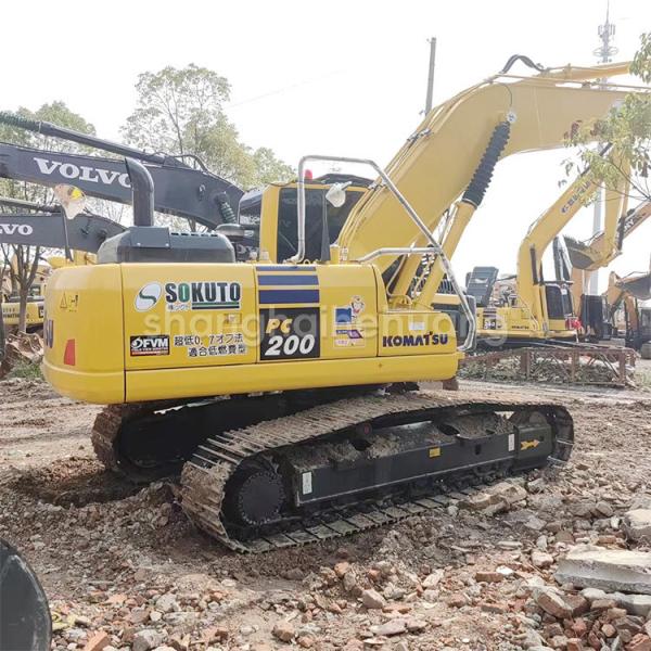 Second Hand Excavator PC200-8 Komatsu 200 20 Tons with Original Hydraulic Cylinder