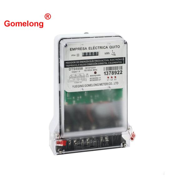 Wholesale China Supplier  DTS5558 Three Phase Electric Mechanical Energy Meter 415V