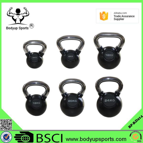 Rubber Coated Fitness Equipment Kettlebells For Bodybuilding Fitness