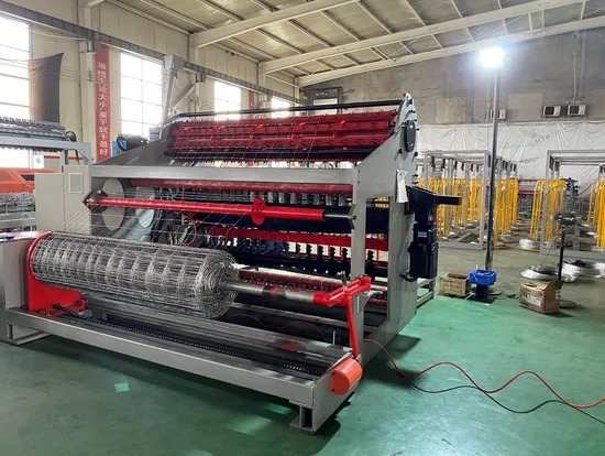Automatic Fixed Knot Fence Making Machine with 10feet Maximum Fence Width 21 Line Wires for Deer Field