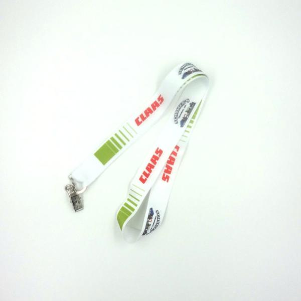Silkscreen Printing Full Colour Lanyards , 0.6mm To 2.5mm Thick Name Badge Lanyard