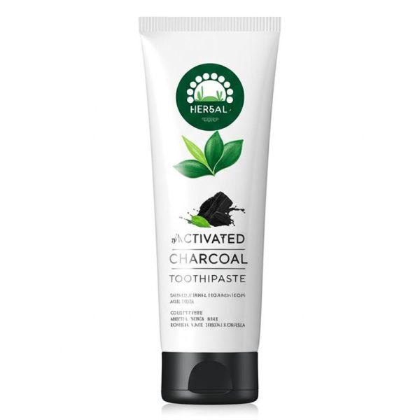 Herbal Activated Charcoal Toothpaste Suitable for Adults and Teens Crueltyfree Gentle Whitening and Gum Care Herbal Formula