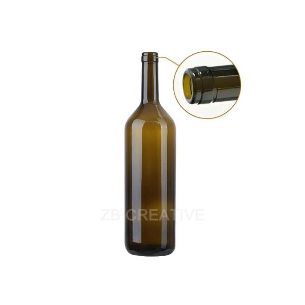 1000ml Classic Bordeaux Empty Wine Glass Bottle Cork Top For Sharing Wine 680g 1835K