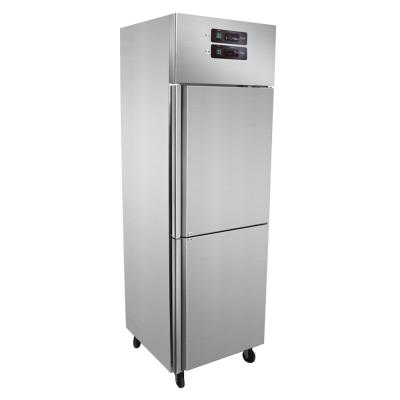 Preço directo de fábrica congelador frigorífico comercial frigorífico e frigorífico vertical de dupla temperatura para hotéis domésticos