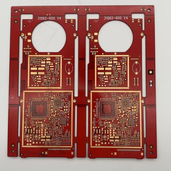 PWB pesado PCBA do cobre 4 camadas do franco 4 Soldmask vermelho