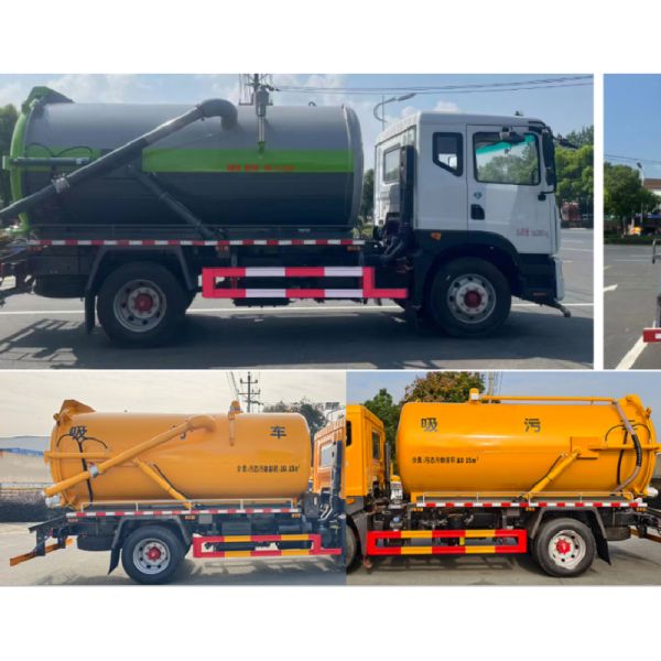 11000L Large Capacity Vacuum Sewage Suction Truck with EU-Standard Engine (336 hp) and 6mm Carbon Steel Tank