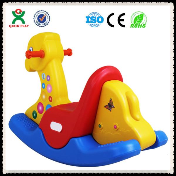 Plastic Rocking Horse for Pre School Equipment QX-155K