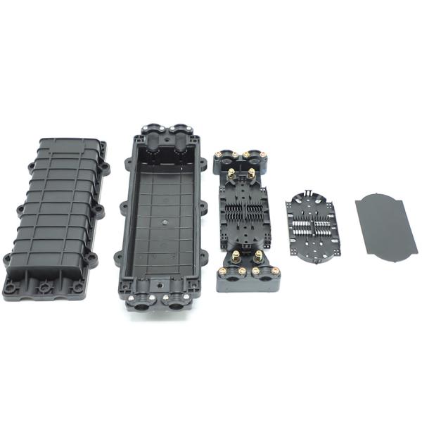 In Line Type 12 24 48 72 96 Core Type With Stand 2 in 2 Out 3 in 3 Out Fiber Optic Splice Closure for Connection