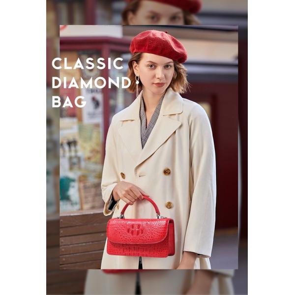 Fashion Designer Genuine Crocodile Leather Women Small Handbag Purse Authentic Alligator Skin Female Flap Shoulder Bag