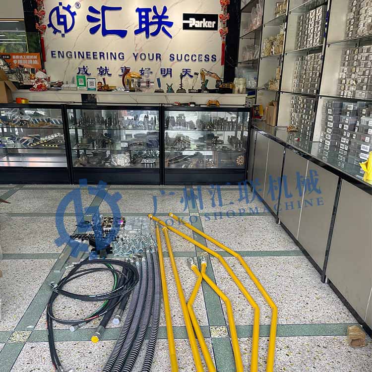 PC200 PC200-5 PC200-6 PC200-7 PC200-8 PC210 PC220 Excavator Auxiliary Pipeline Hydraulic Oil Hose Piping Kits With Valve