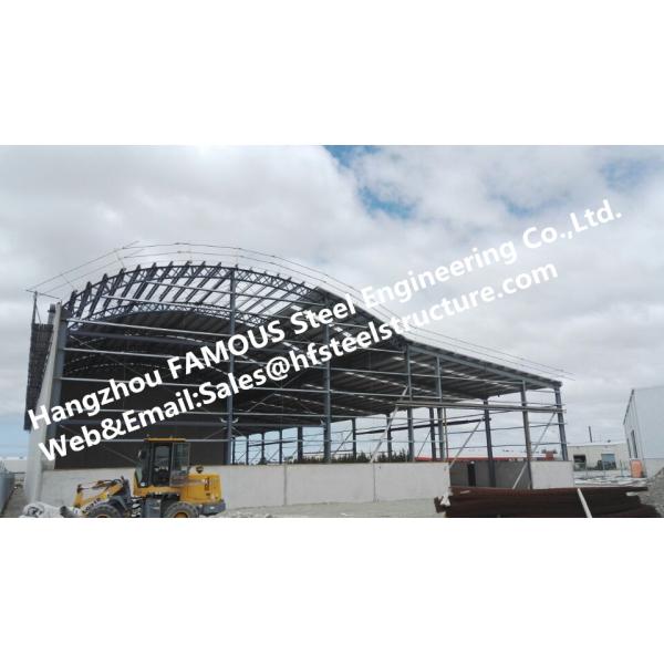 Metal Galvanized Steel Frame Buildings , Fabricated Steel Structure Construction