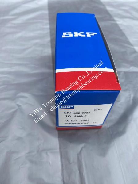 Miniature Deep groove ball bearing  W625-2RS1   , Stainless Steel