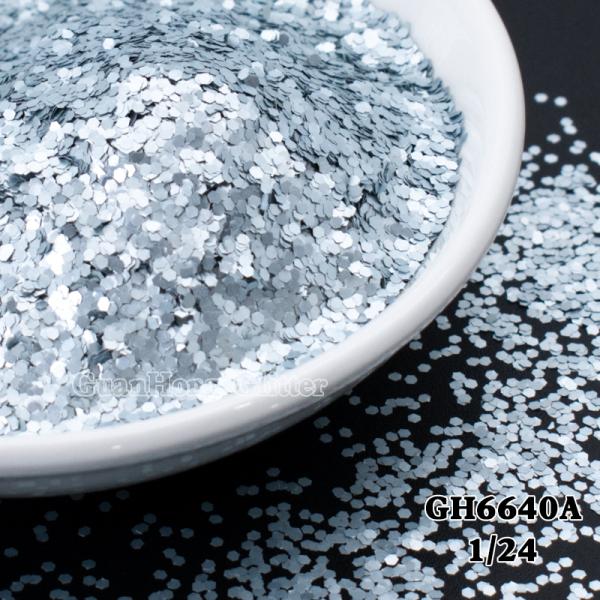Solvent Resistance Matte Aluminum Glitter Powder Injection Paillette Holographic For Body