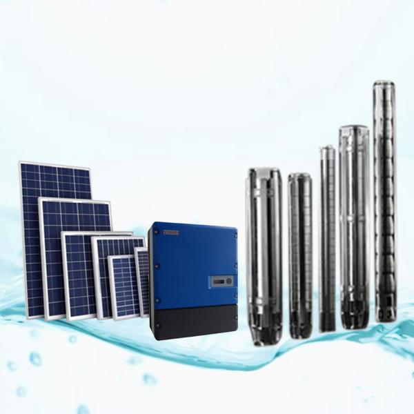 Commercial 11kW/15HP Solar Pumping System With Deep Well Pump DC/AC Controller