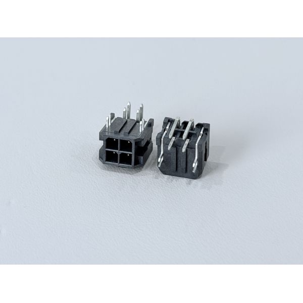 Micro-Fit 3.0 2x3 Pin Header Connector, 3.00mm Pitch Side Entry PCB Power Signal Connector, Tin-Plated Through-Hole Terminal for Automotive, Industrial and Server Applications