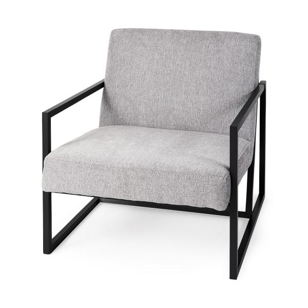 Iron / Fabric Accent Chair Luxury Hotel Bedroom Furniture ISO