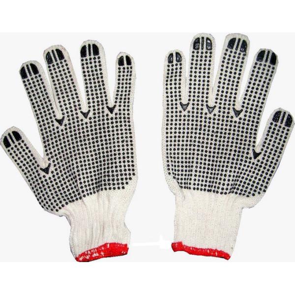 PVC Dotted Cotton Gloves, PVC Dotted Gloves