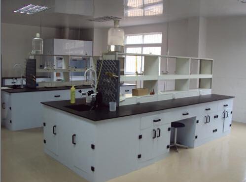 Corrosion Resistant Full Steel Lab Island Bench / Desk Lab Systems Furniture