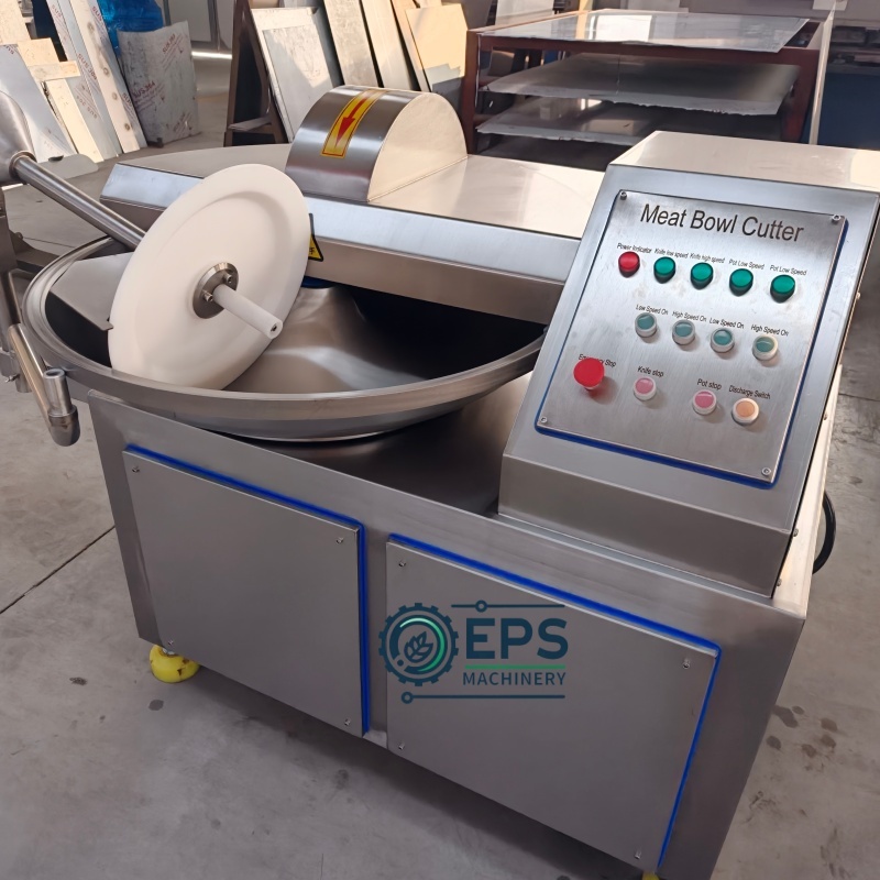 330L Extra Large Industrial Bowl Cutter 82kW High Volume Sausage Meat Processing Production Line Machine