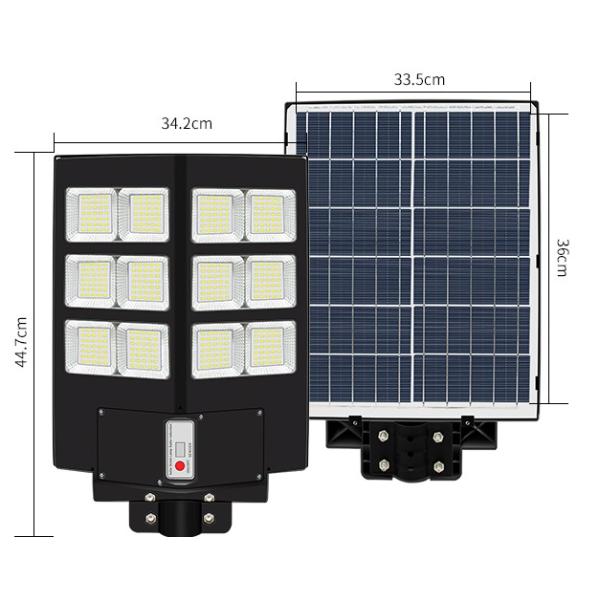 garder use wall mount ABS housing high brightness all in one integrated led solar street light 300w outdoor waterproof