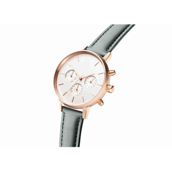 Peach leather wrist watch japan movement quartz watch sr626sw