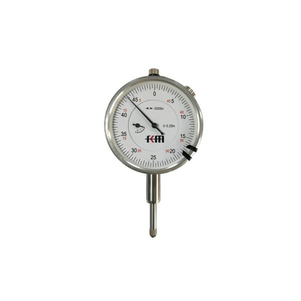 0-0.25 Range, 0-50 Dial Reading, 0.0005 Graduation Inch Dial Indicator Machine Tools