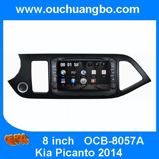 Ouchuangbo Car Radio Stereo System for Kia Picanto 2014 GPS Navi DVD Player OCB-8057A