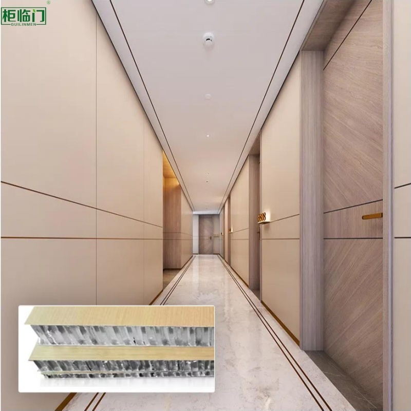 Durable Double Sided SPC Honeycomb Panel For Interior Decoration