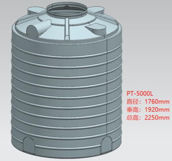 5000 Liters Roto Mould Water Tank 1760x1920x2250mm