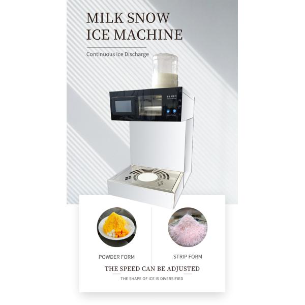 Commercial Milk Snow Flakes Ice Cream Shaver Maker Machine Snowflake Ice Shaved Making Machine Bingsu Machine