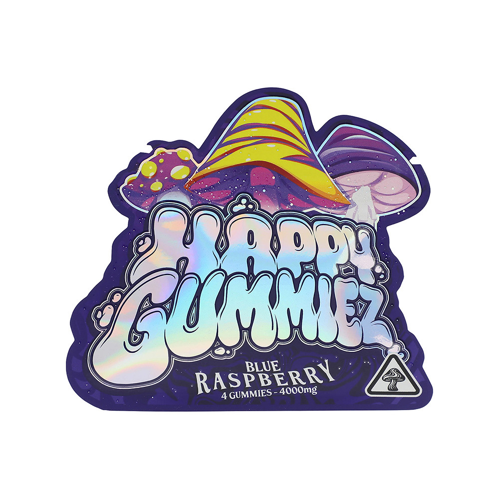 Custom Printed Shape Die-Cut Mylar Bag 3.5 Grams