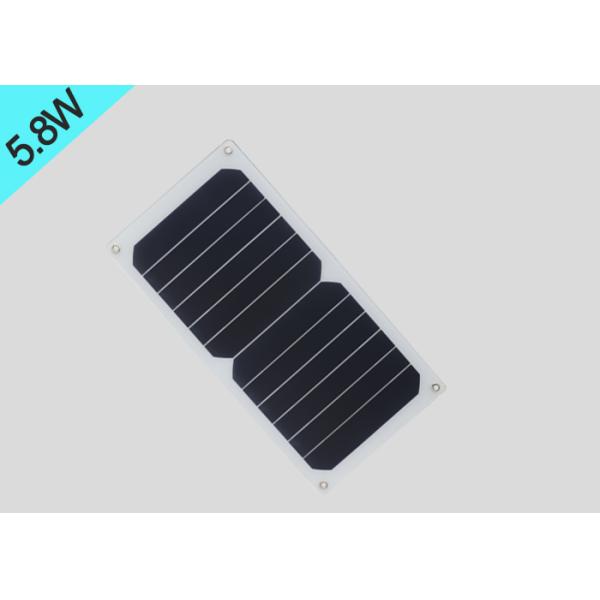 Customized Waterproof Small Flexible Solar Panels 5.8W Sunpower With Single USB
