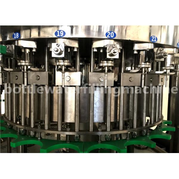 Low Noise Sparkling Water Bottling Line , Carbonated Flavored Drink Filling Machine