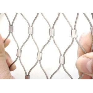 316 Stainless Steel Balustrade Wire Mesh 3mm Anti Dropping Mesh