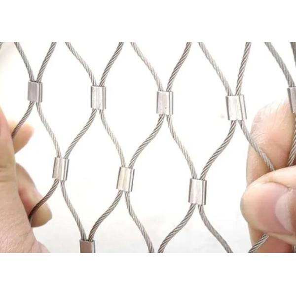 316 Stainless Steel Balustrade Wire Mesh 3mm Anti Dropping Mesh