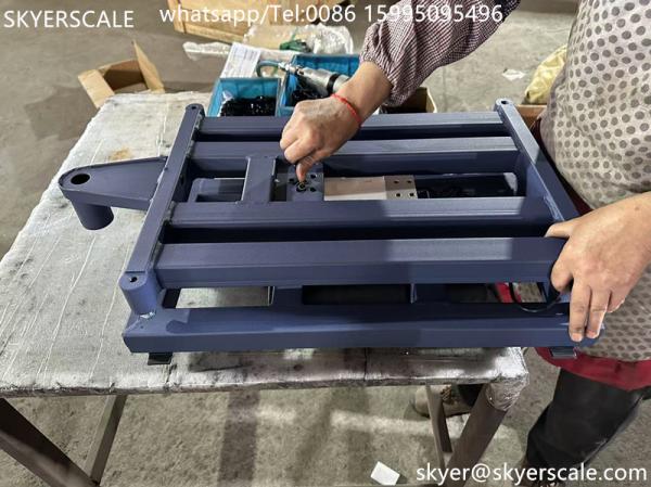 Digital 60x80cm 600kg Electronic Scale Carbon Steel Personal Weigh Scale Floor Bench Postal Platform Scale