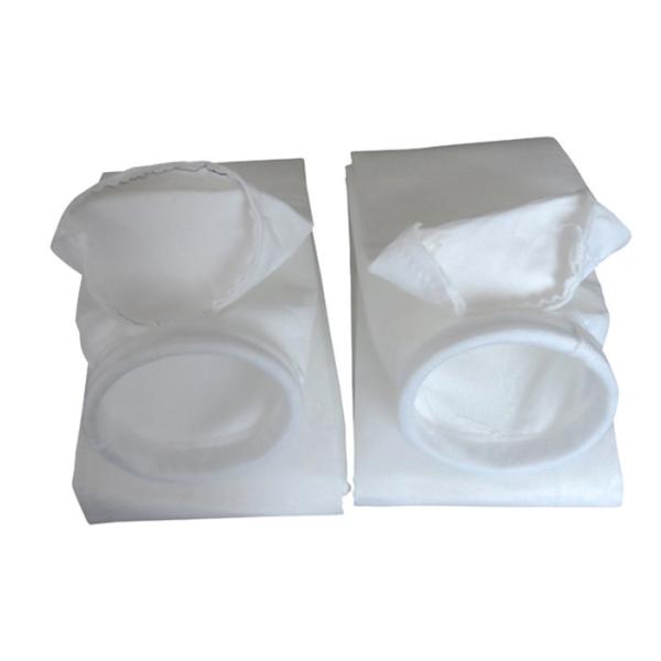 1.8mm Thickness Felt Dust Collector Bags 133 * 2000 Mm Size CE Certification