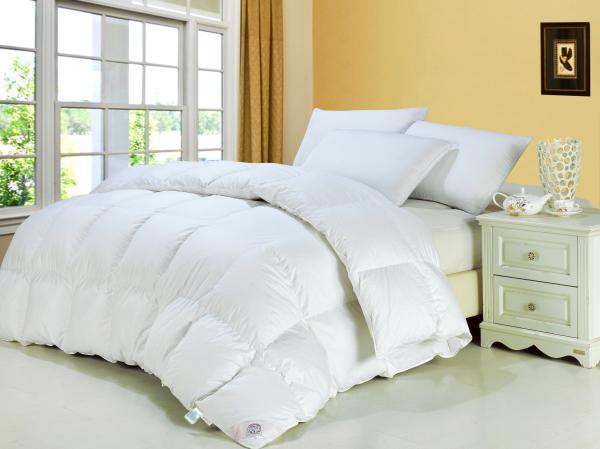 Luxury King 90% White Warm Down Feather Quilt for Winter , Household or Hotel Oversized Quilts