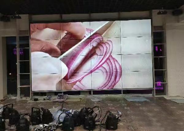 46Inch Large Video Wall Displays , 3x3 LED Video Wall Straight Down