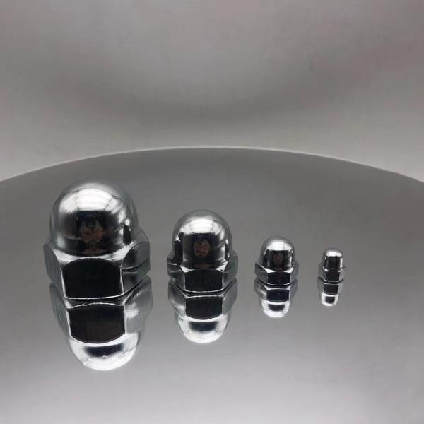 DIN1587 Domed Cap Nuts Hexagon Domed Cap Nuts zinc planted plain