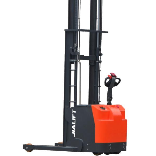 UL Electric Reach Walkie Stacker Standing On 1500kg Lifting Height 4500mm
